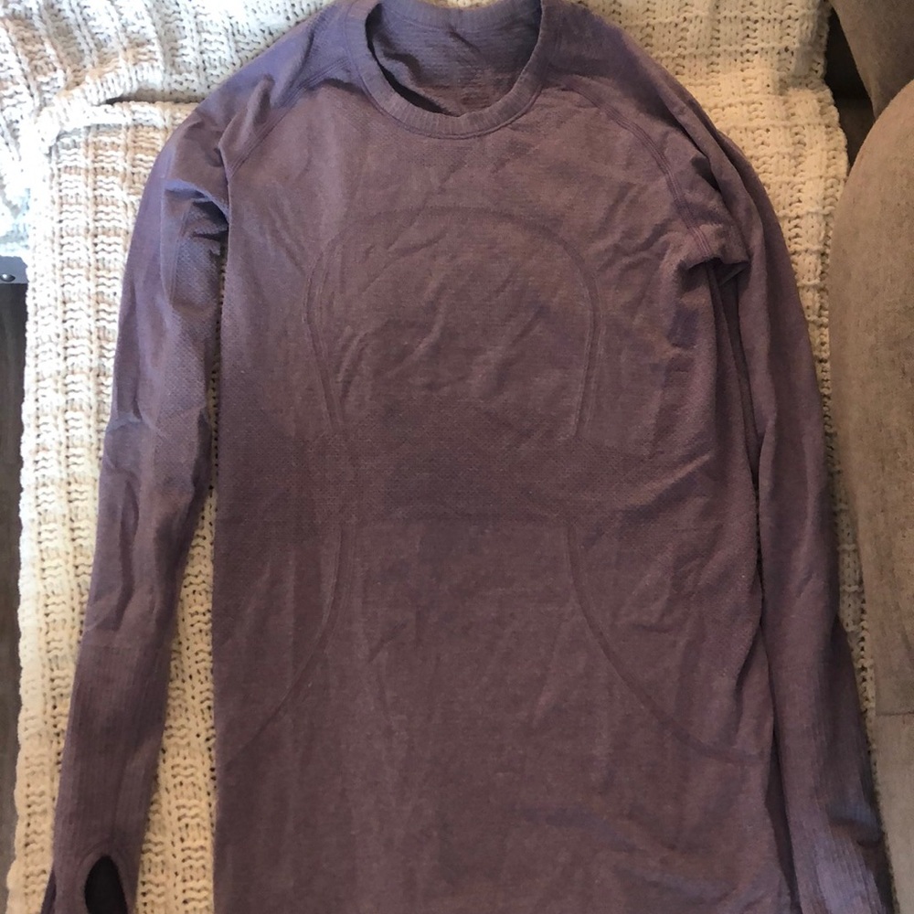 Lululemon purple Long sleeve thermal